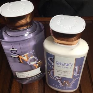 Snowy Morning Shower Gel AND Body Lotion